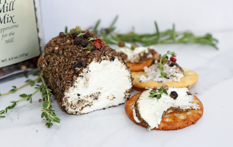 Four Pepper Crusted Goat Cheese Victoria Gourmet